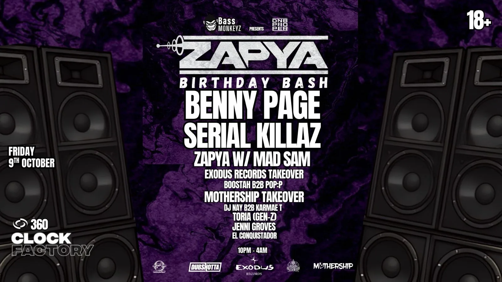Zapya's Birthday Bash at Clock Factory