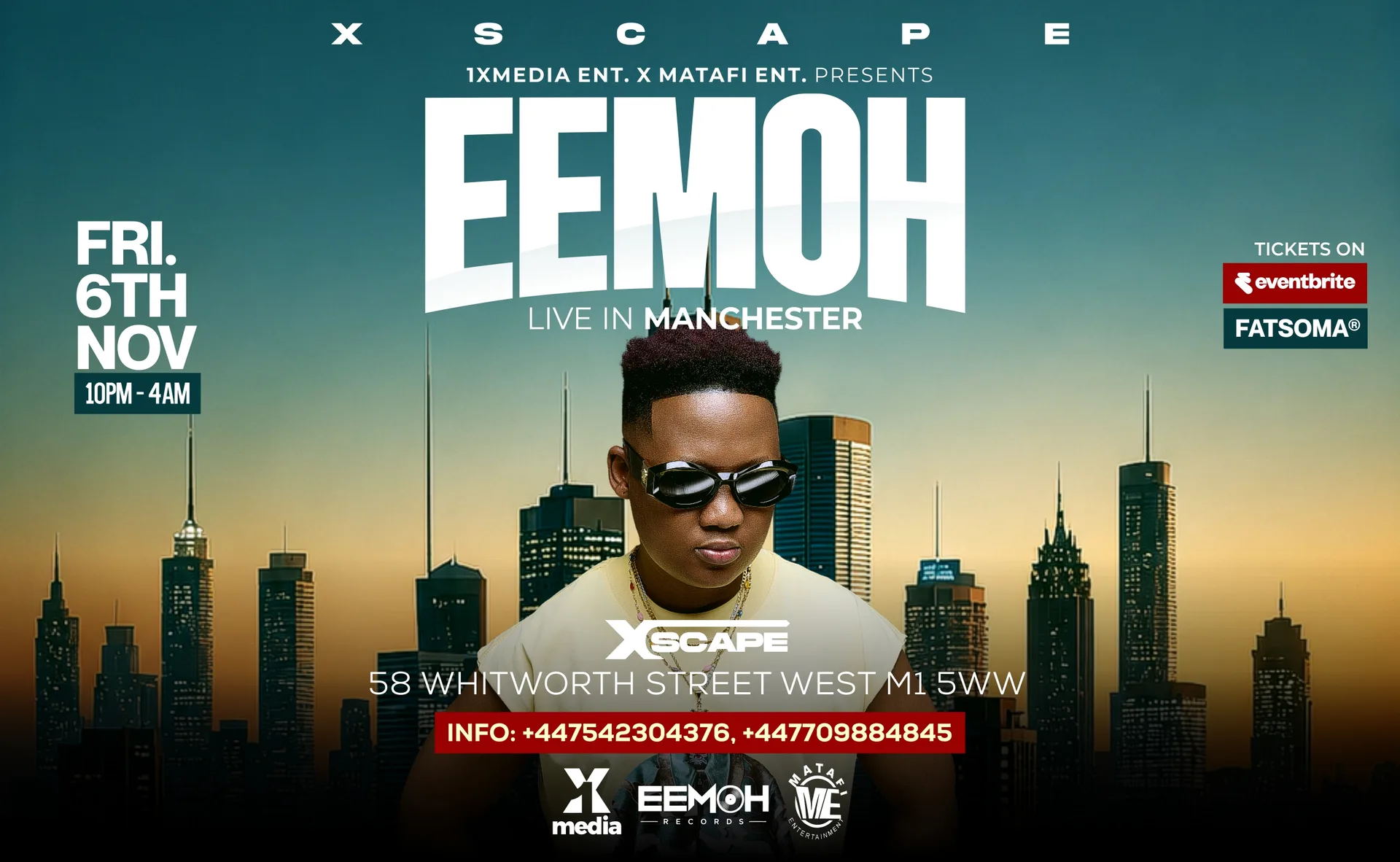 EEMOH LIVE IN MANCHESTER at Xscape Manchester