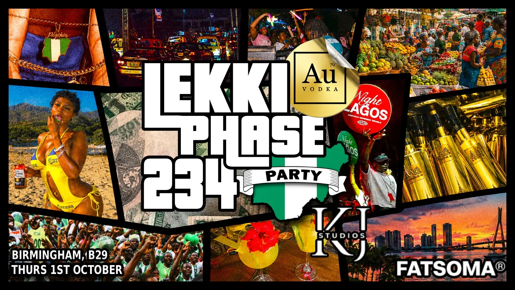 LEKKI PHASE 234 w/ AU VODKA - NAIJA INDEPENCE PARTY | FREE TICKETS