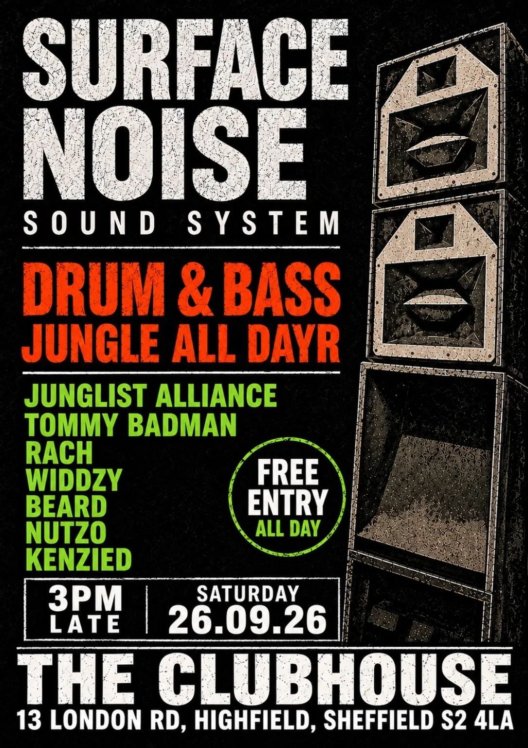 SURFACE NOISE SOUND SYSTEM BIRTHDAY BASH!