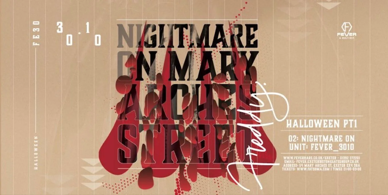 Nightmare on Mary Arches Halloween Pt1 at Fever - Exeter