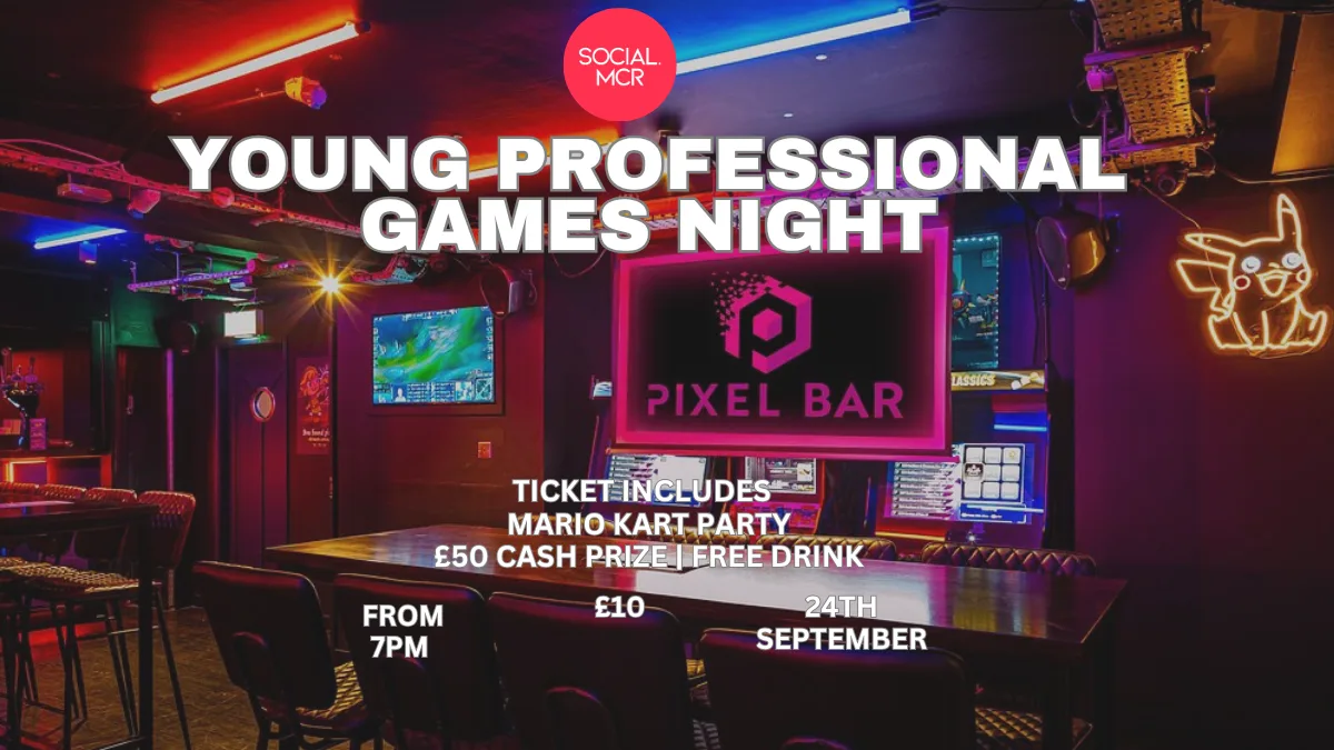 YOUNG PROFESSIONAL GAMES NIGHT X PIXEL BAR