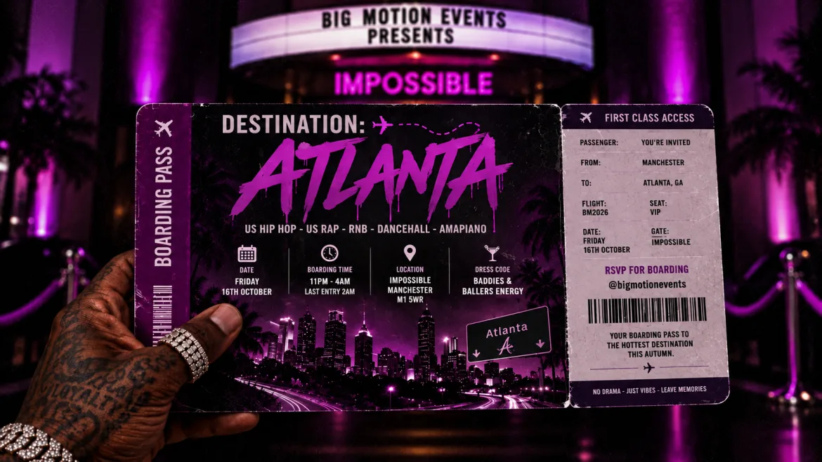 DESTINATION: ATLANTA ✈️🍾