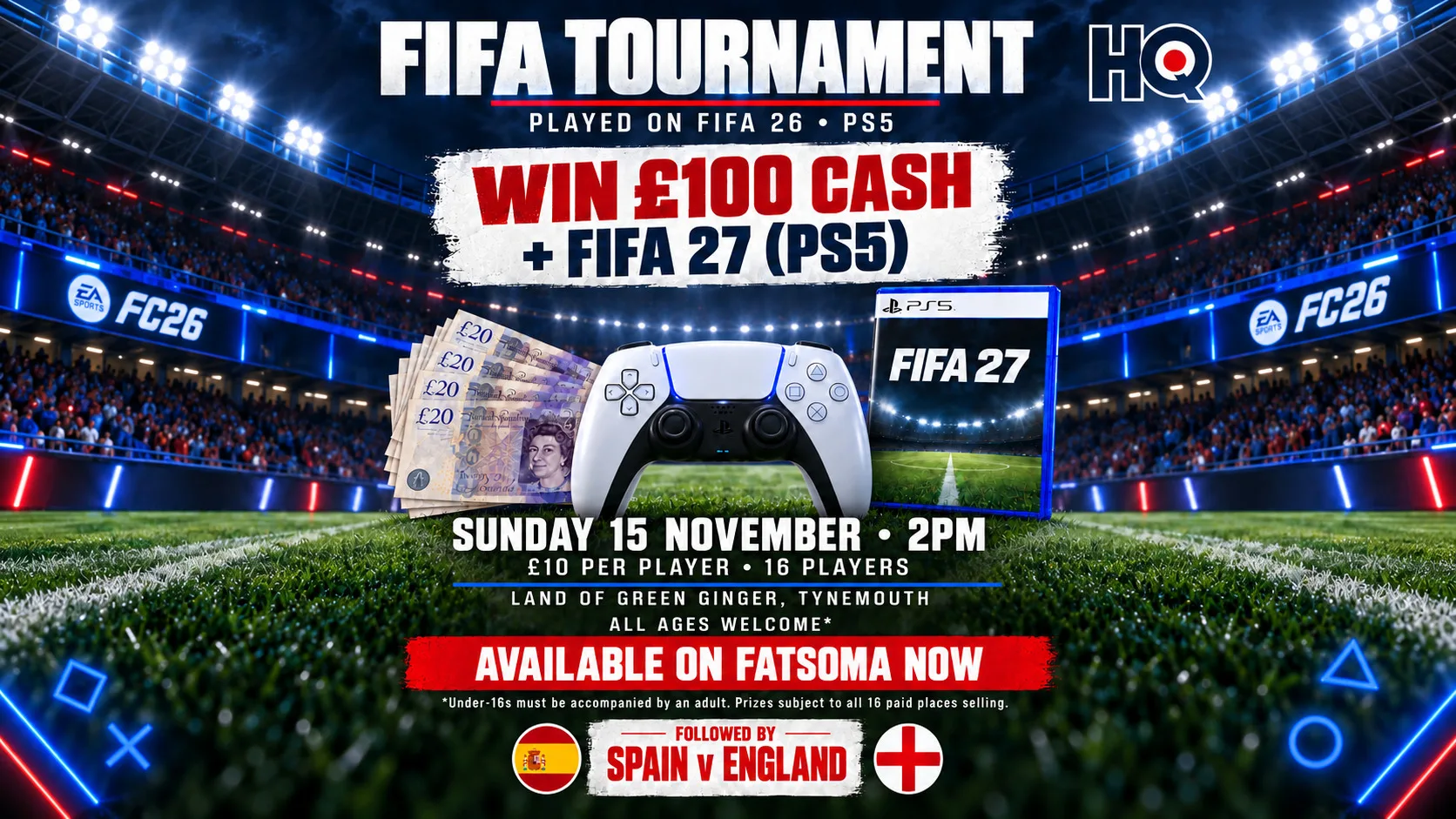 ⚽ FIFA TOURNAMENT AT THE QMG HEADQUARTERS 🎮 at The QMG Headquarters