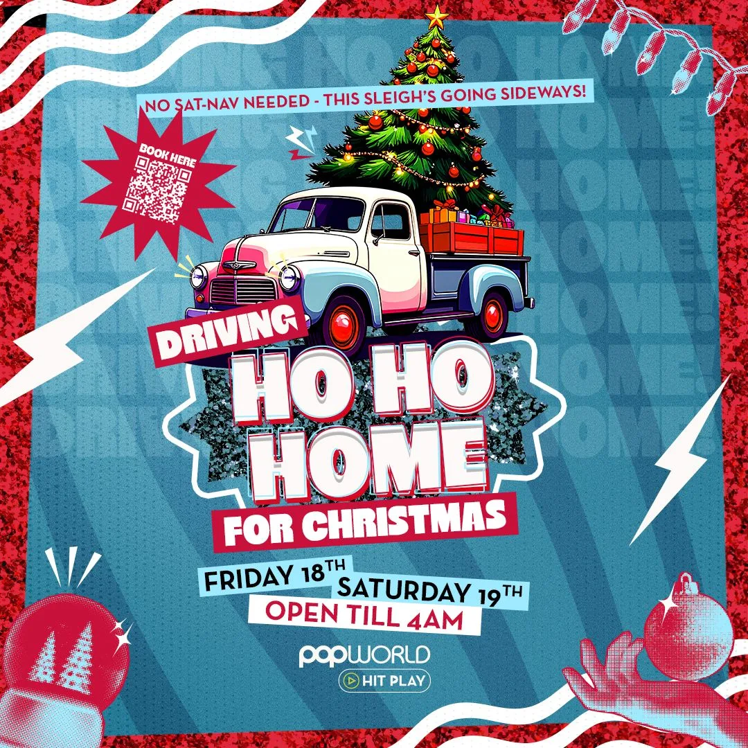 Driving Ho Ho Home For Christmas at Popworld - Guildford