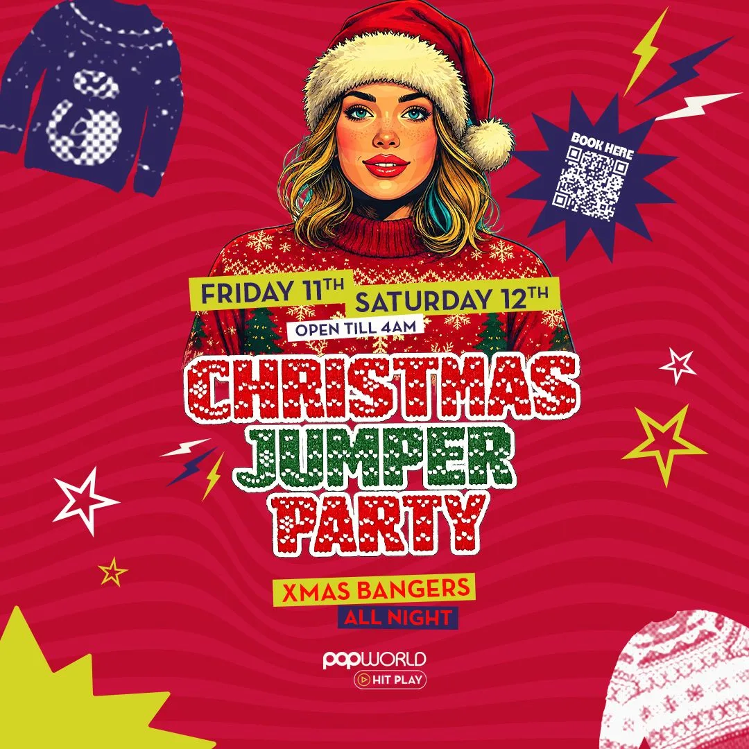 Christmas Jumper Party at Popworld - Guildford