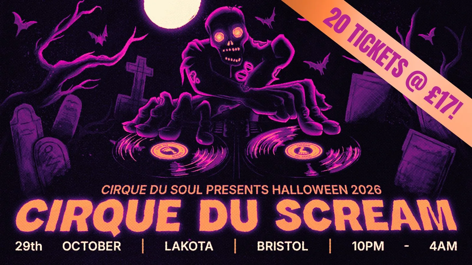 Cirque Du Soul: Bristol // Halloween at Lakota