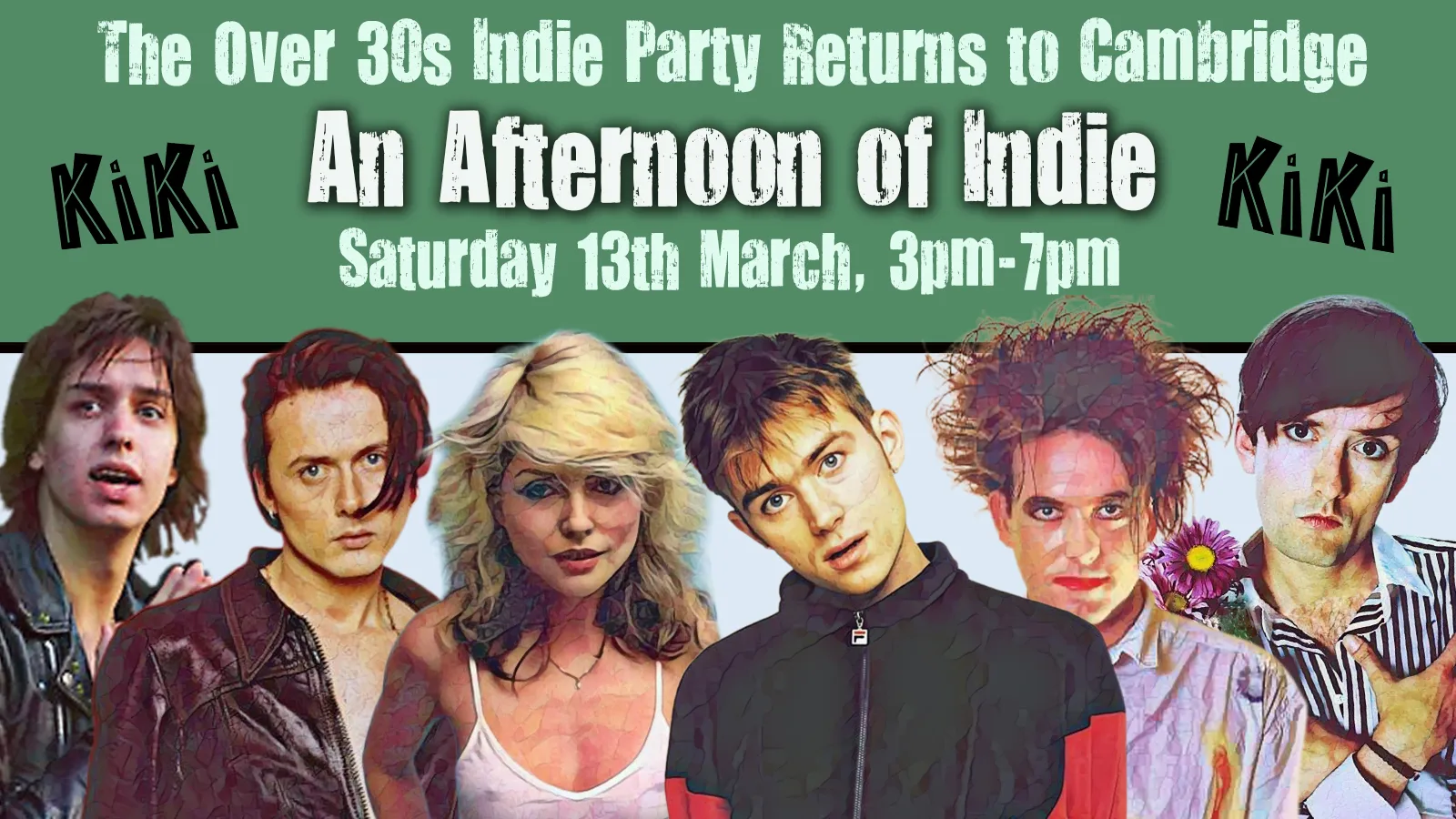 CAMBRIDGE: An Afternoon of indie - Indie for the over 30s: 13th March, 3pm-7pm