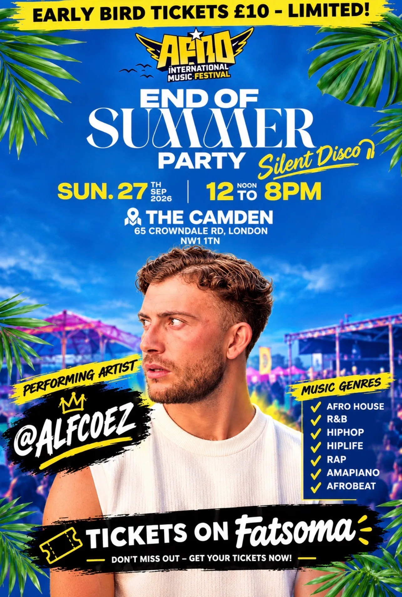 END OF SUMMER DAY PARTY at The Camden
