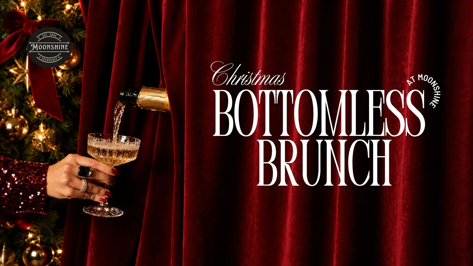 Christmas Bottomless Brunch at Moonshine