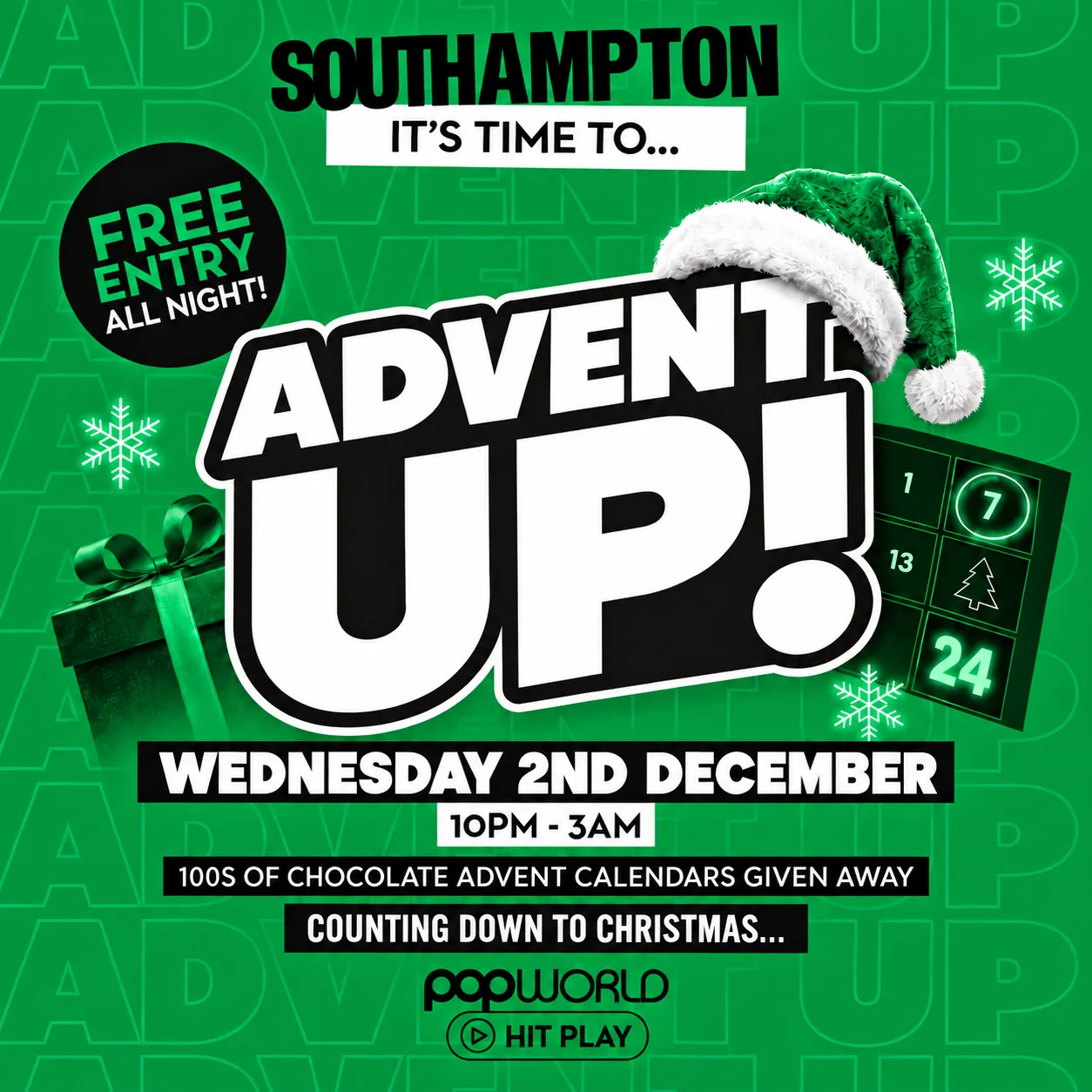 Advent Up at Popworld - Southampton