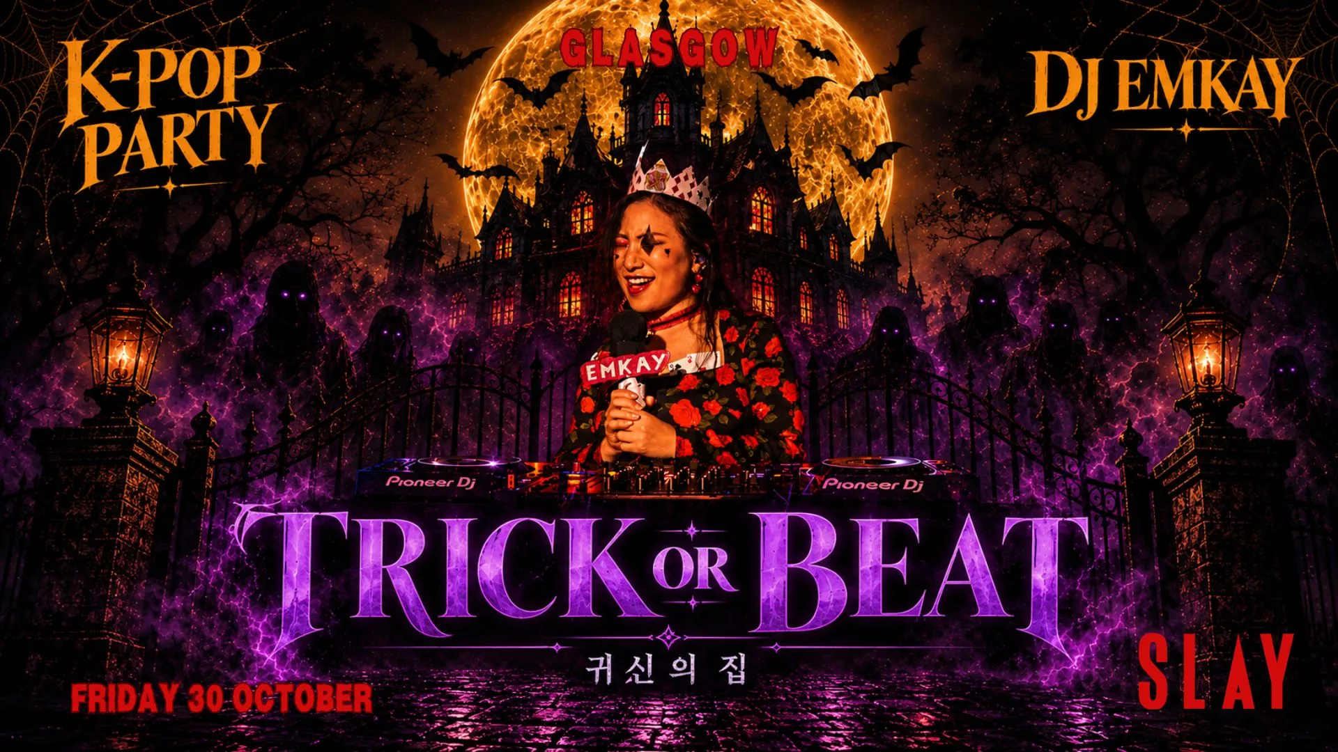 Glasgow KPOP HALLOWEEN "TRICK OR BEAT" with DJ EMKAY | Friday 30th October