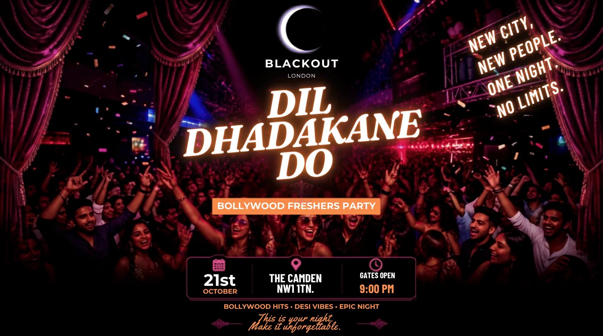 Bollywood Freshers- Dil Dhadakne Do at The Camden