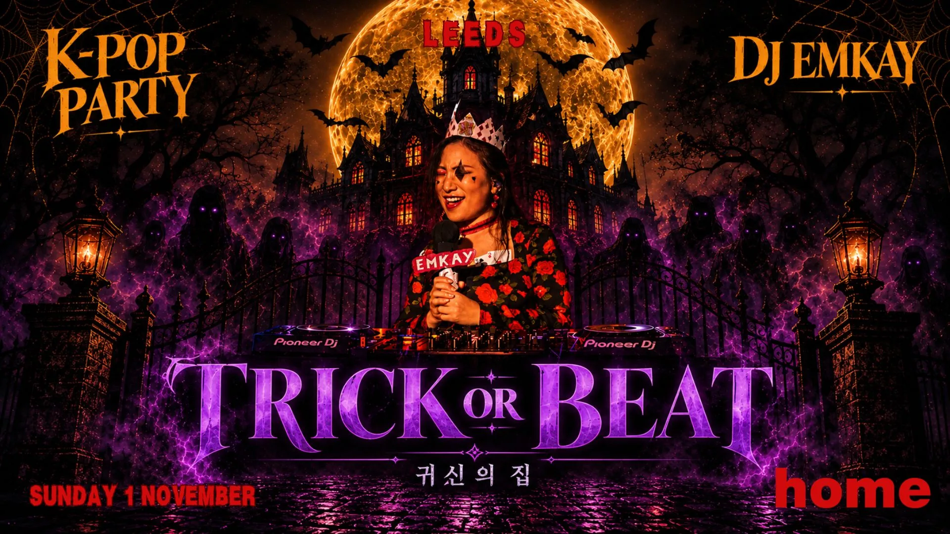 Leeds KPOP HALLOWEEN "TRICK OR BEAT" with DJ EMKAY | Sunday 1st November