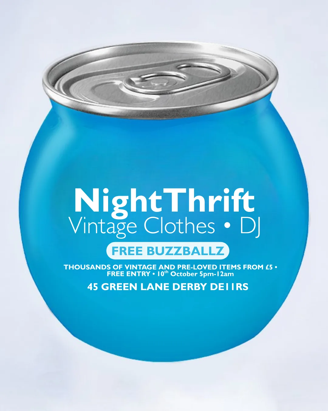 Night Thrift - Free BuzzBalls at Hidden Basement 