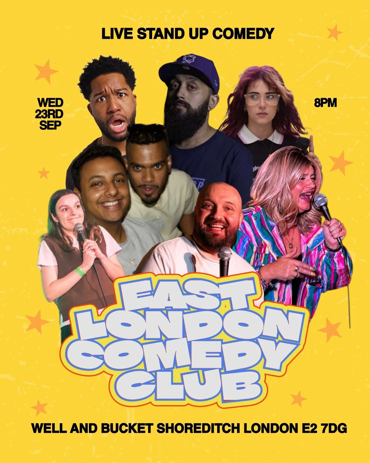 East London Comedy Club | Live Stand-Up Comedy — Wed 23 Sept, Shoreditch & Bethnal Green at Well & Bucket