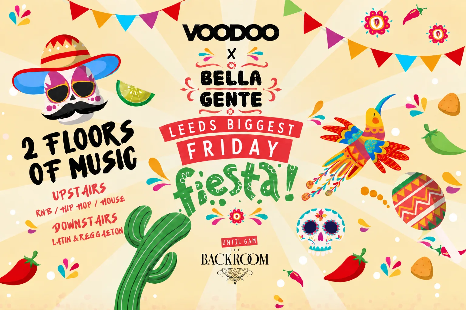 💃 Bella Gente @ The Backroom | Reggaeton vs RnB & Hip Hop | Every Friday at The Backroom
