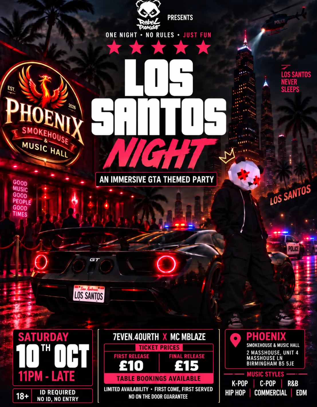 🚨💸 LOS SANTOS NIGHT: BIRMINGHAM