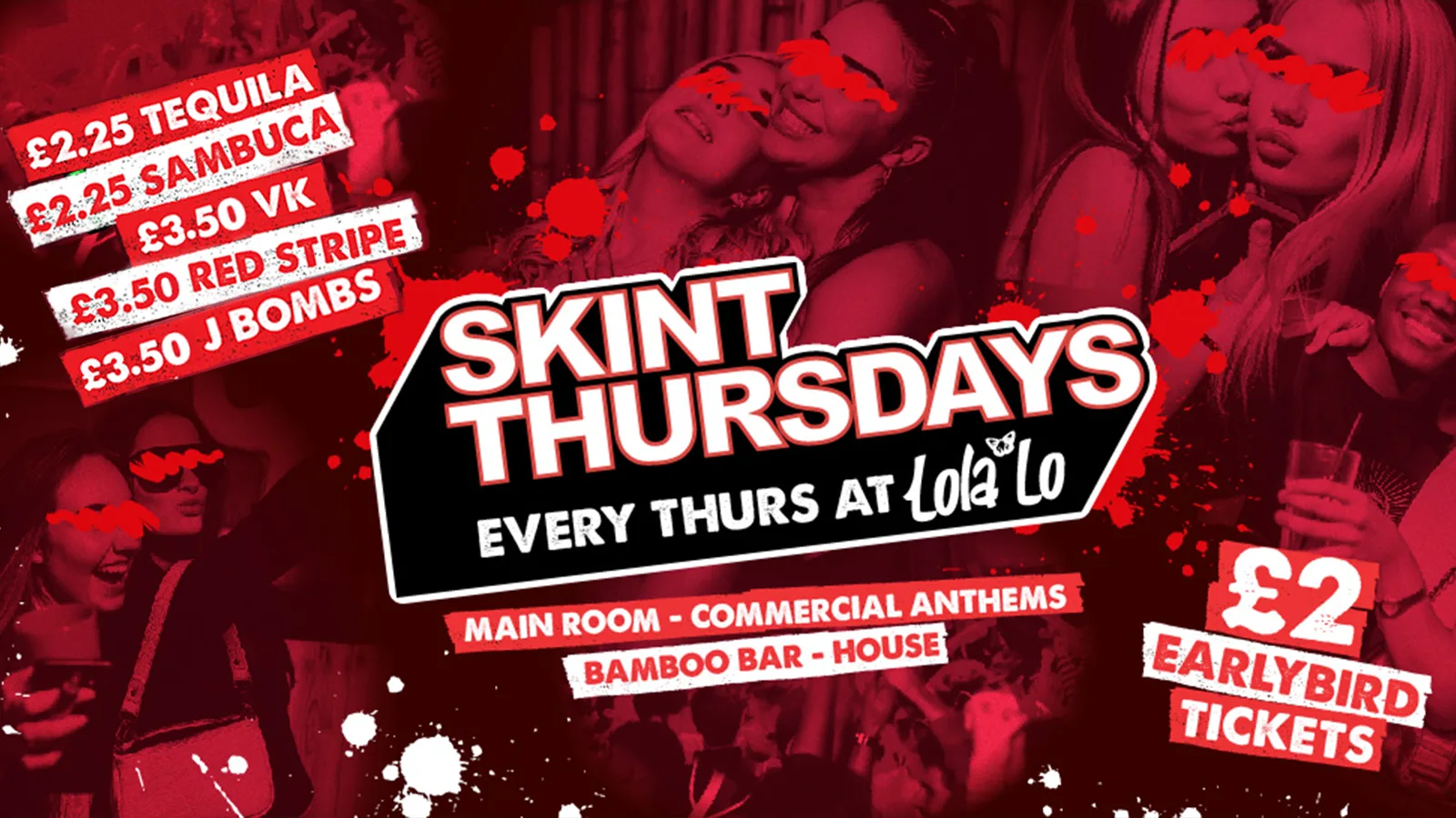 SKINT THURSDAYS - FIGHT NIGHT AFTERPARTY🥊❤️ at Reading Lola Lo