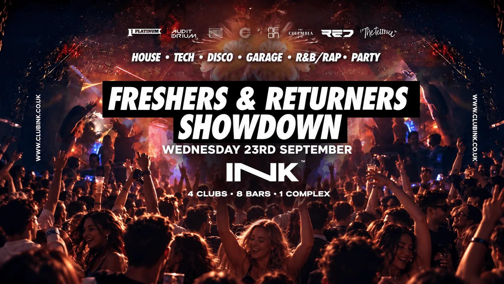 Freshers & returners Showdown - 23rd September at Ink 
