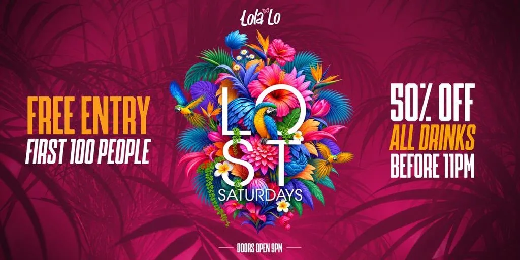 LOST Saturdays @ LOLA LO 🏝️ at Reading Lola Lo