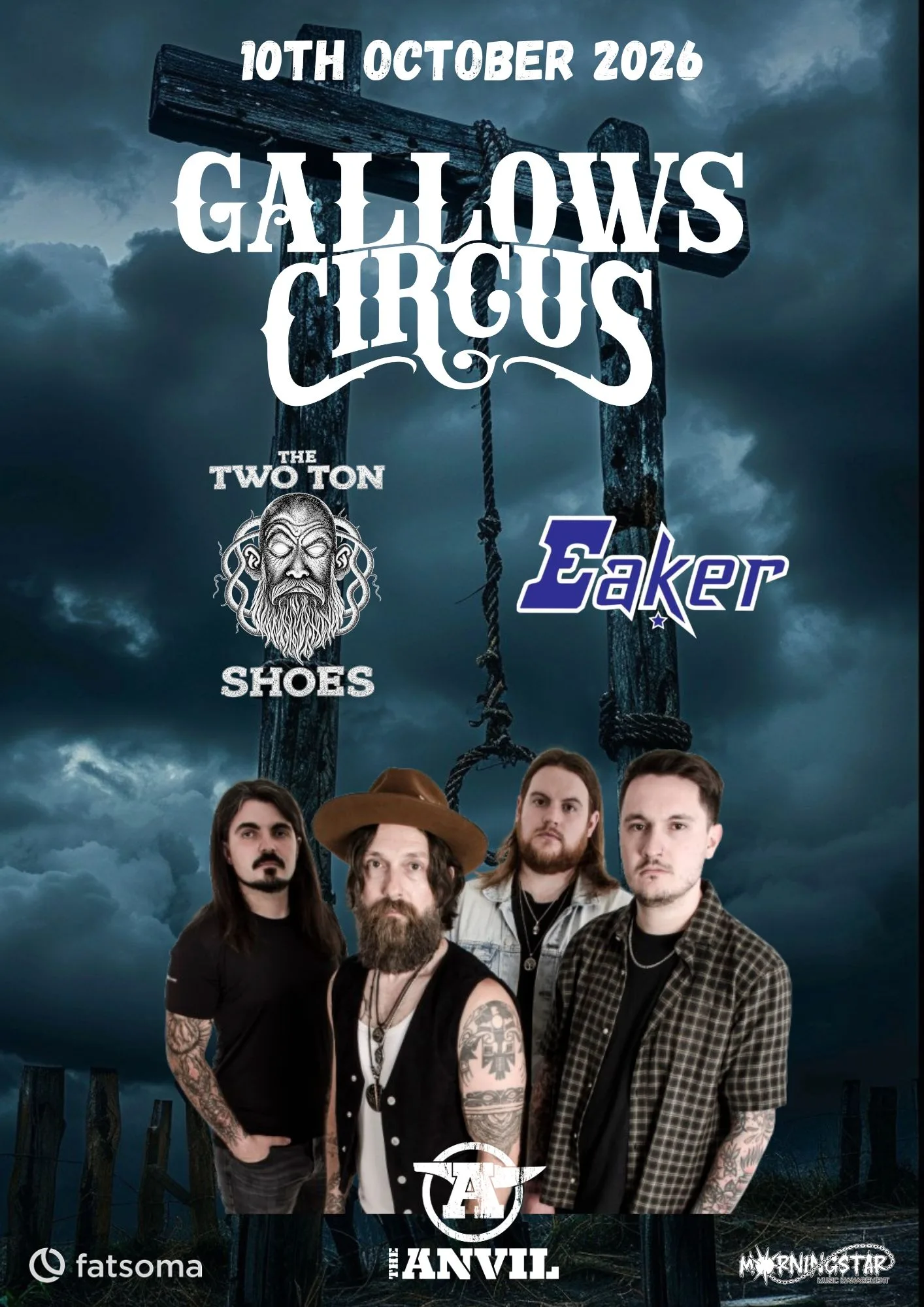 Gallows Circus // The Two Ton Shoes // Eaker at The Anvil