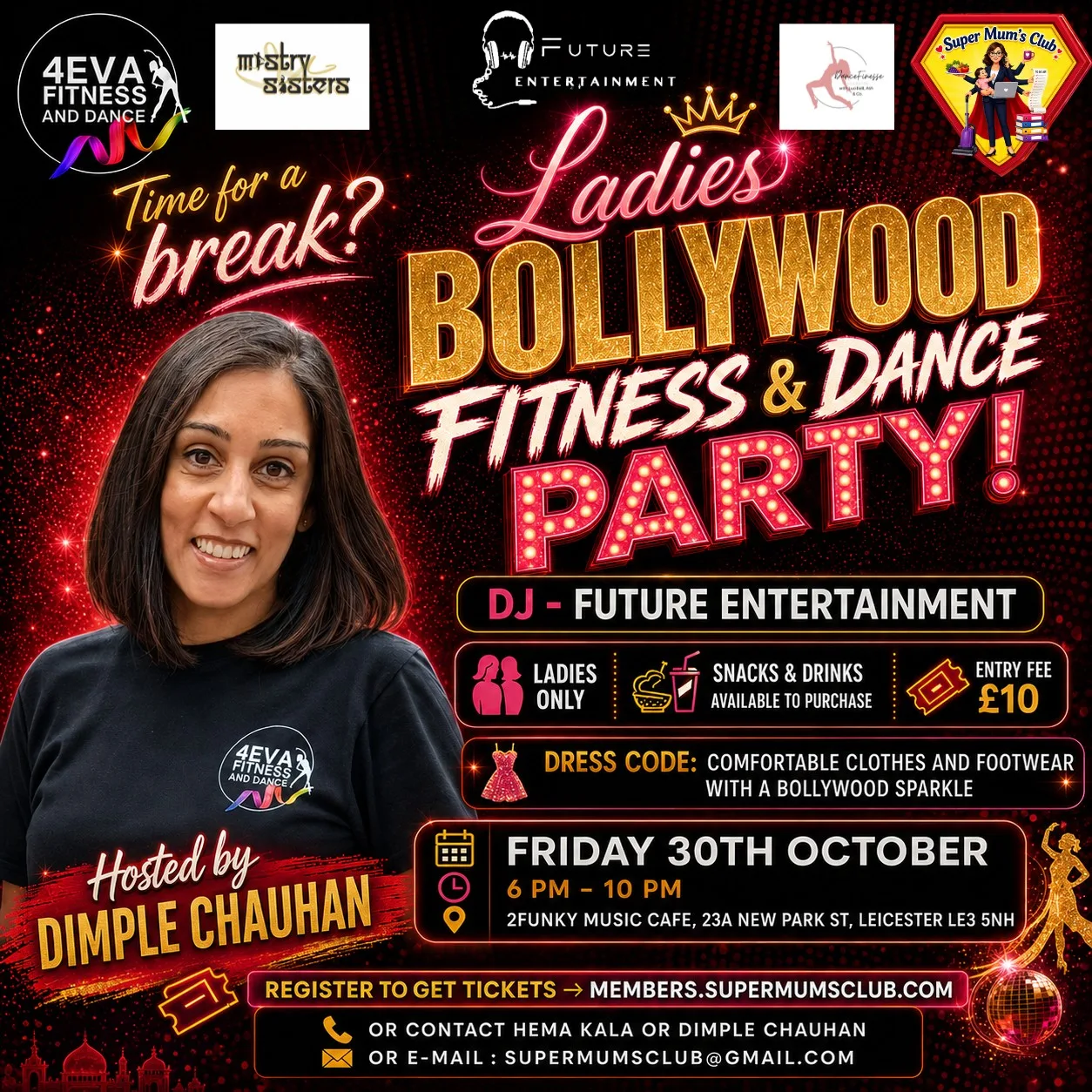 Bollywood Fitness and Dance Party! at 2Funky Music Cafe