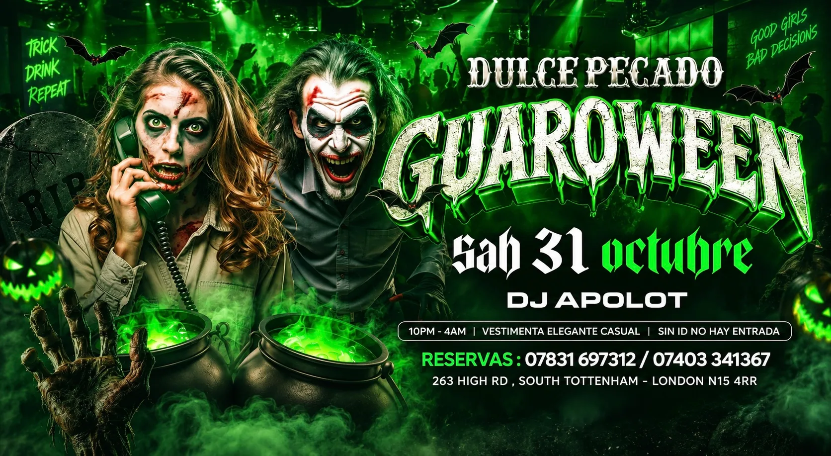 GUAROWEEN @DULCE PECADO NIGHTCLUB at Dulce Pecado Bar