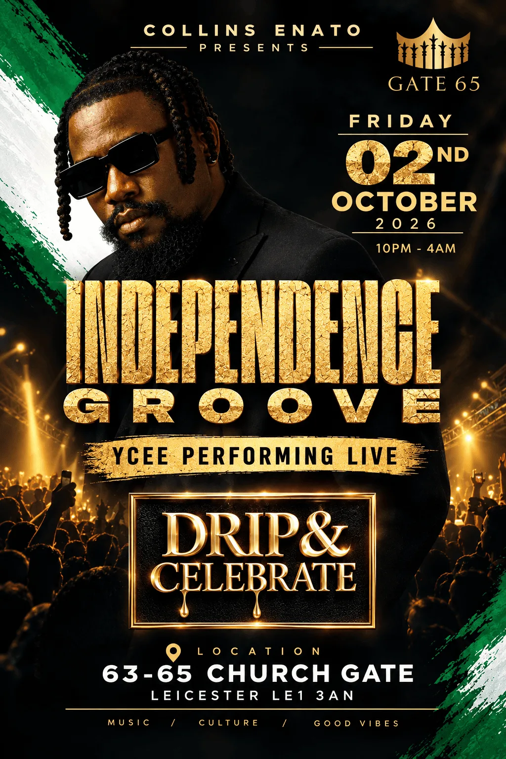 YCEE LIVE INDEPENDENCE GROOVE at Gate65