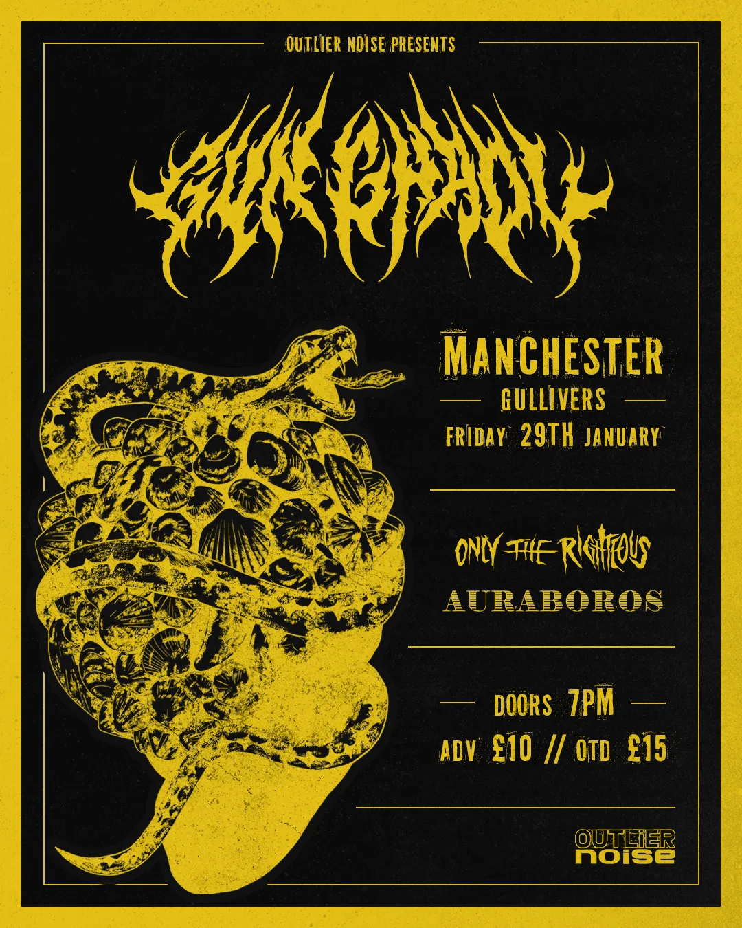 Gun Ghaol @ Gulliver's NQ + Only the Righteous + Auraboros