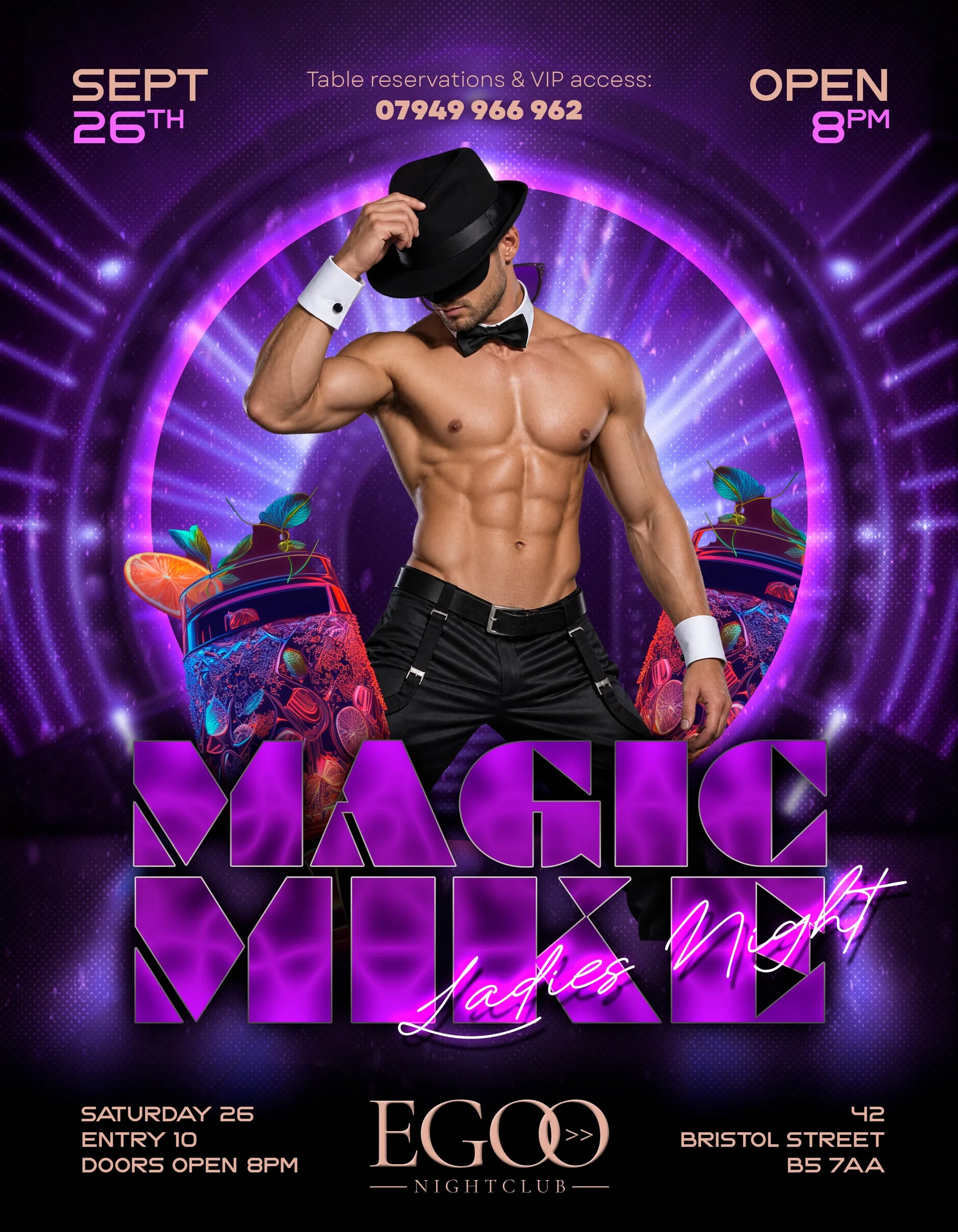 Magic Mike Night at Egoo Bar & Lounge - Exclusive Nighclub