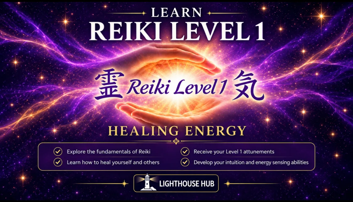 Reiki Level 1 Training (Friday 9th October) @ The Lighthouse Hub 11AM at The lighthouse hub