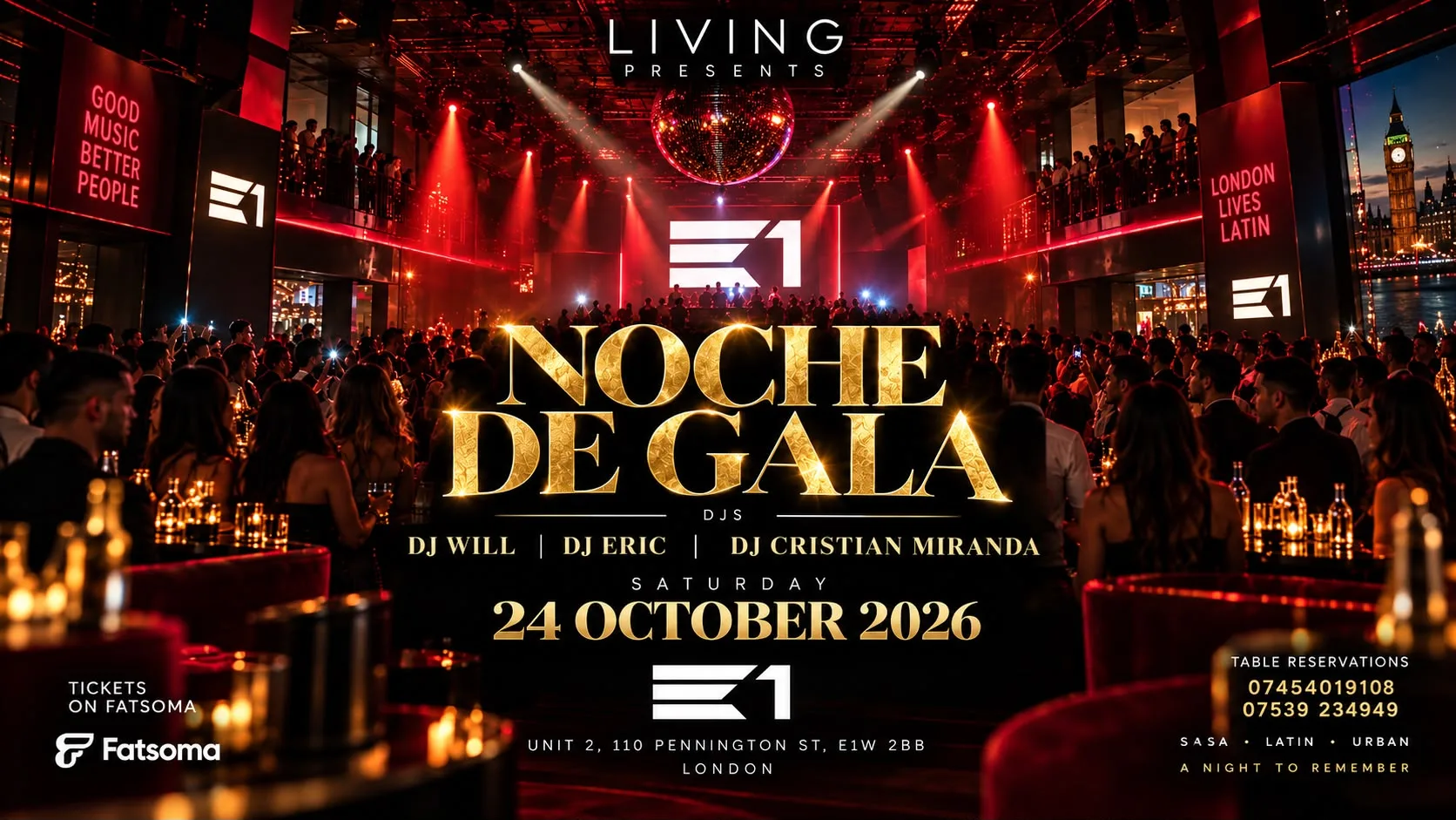 LIVING LONDON NOCHE DE GALA EDITION!