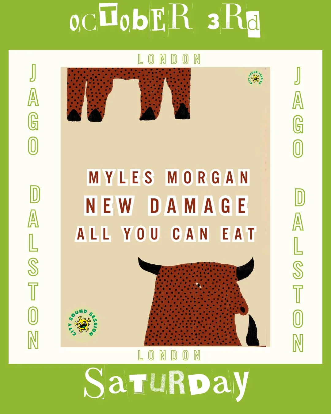 Myles Morgan, New Damage and All You Can Eat