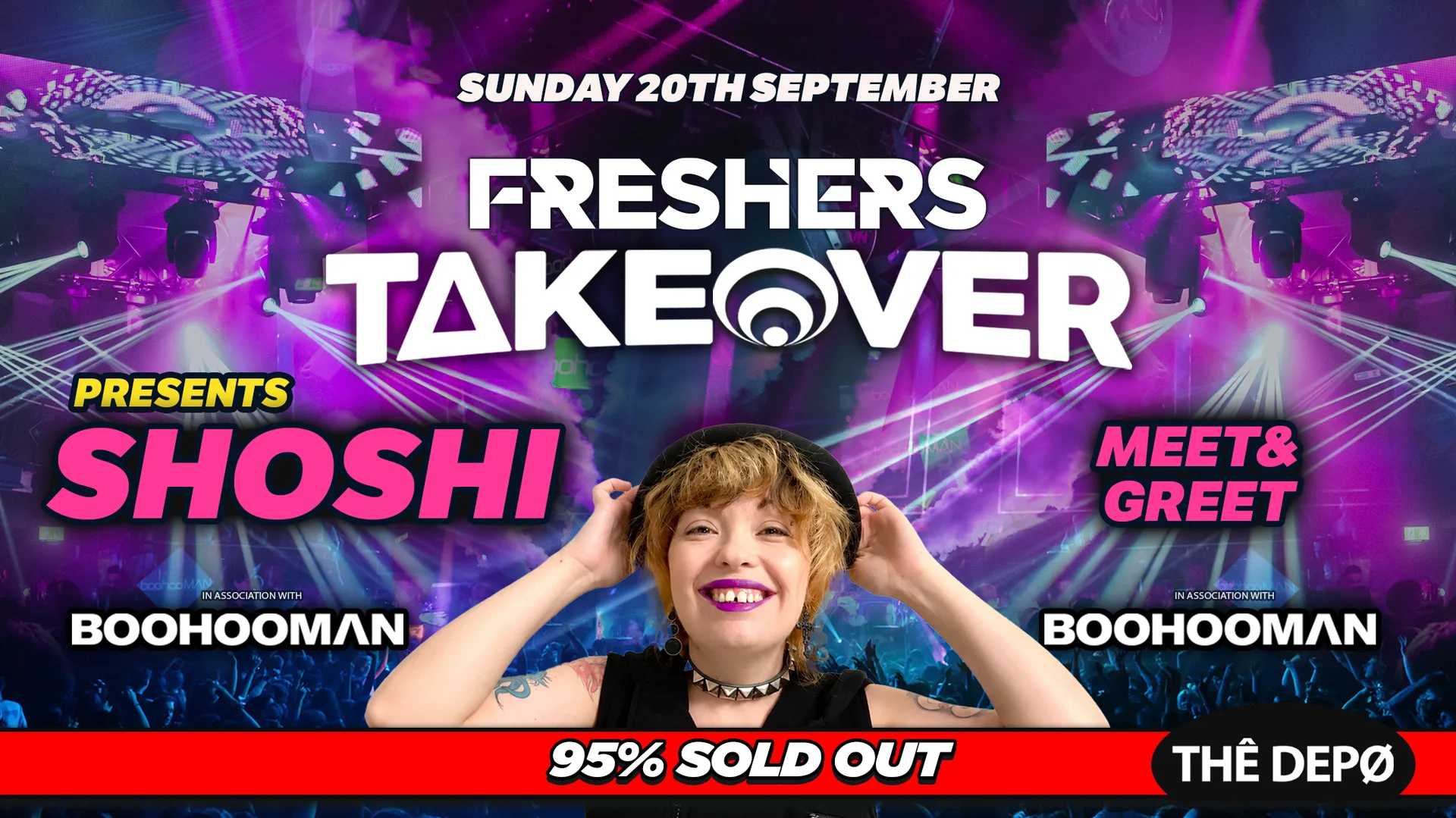 FRESHERS TAKEOVER PLYMOUTH presents SOSHI ⚡️MEET & GREET ⚠️ FINAL TICKET WARNING ⚠️ Official Student Partners with BoohooMAN 👕