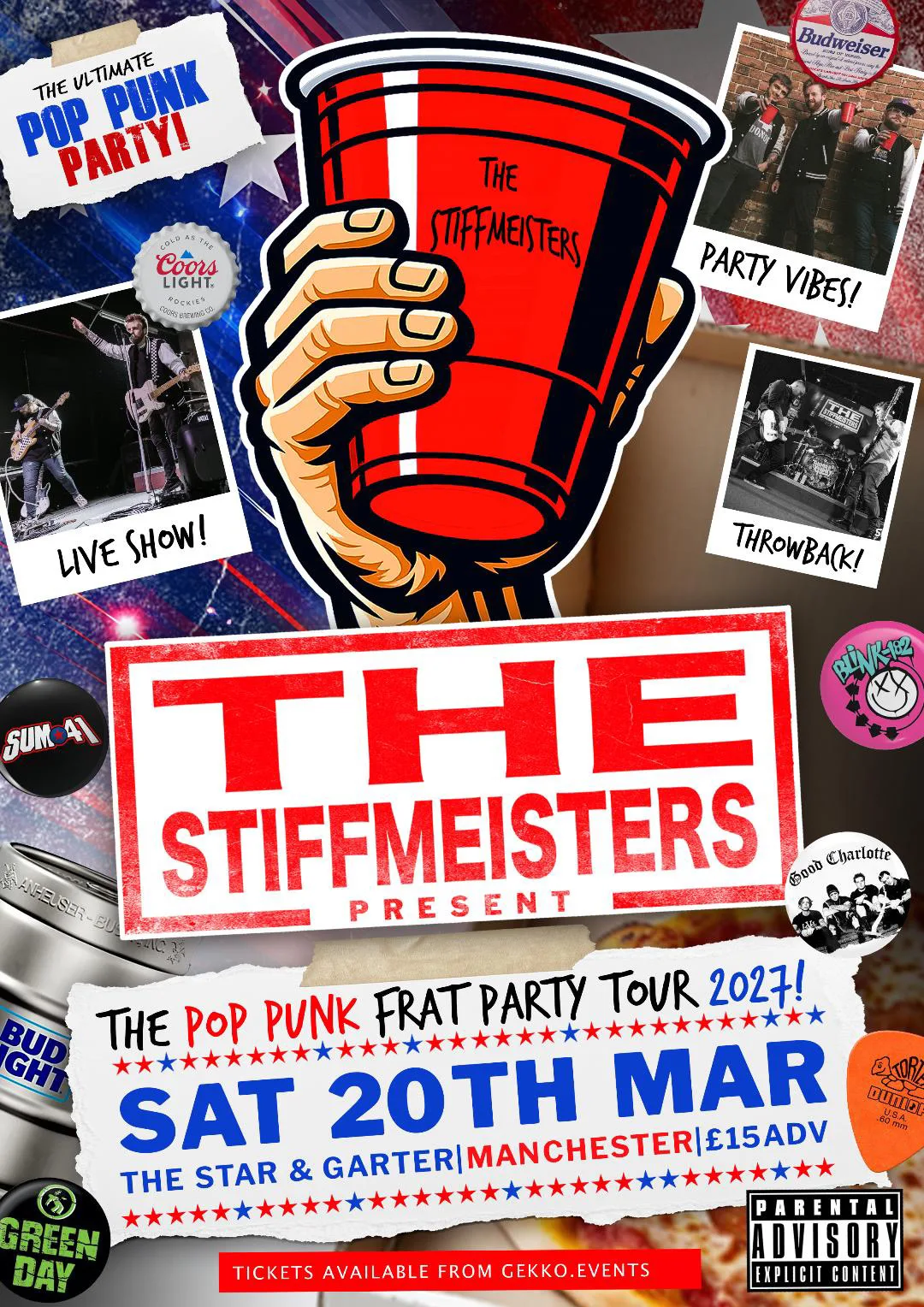 The Stiffmeisters Present The Pop Punk Frat Party Tour 2027