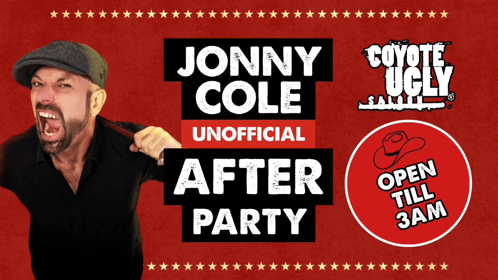JONNY COLE UNOFFICIAL AFTERPARTY