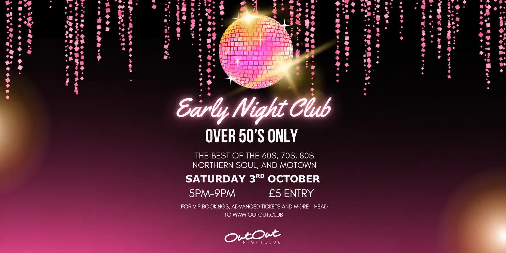 Early Night Club - Over 50's