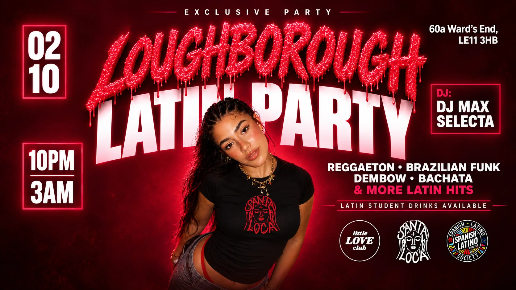 LOUGHBOROUGH LATIN PARTY ❤️‍🔥 | SANTA LOCA EVENTS