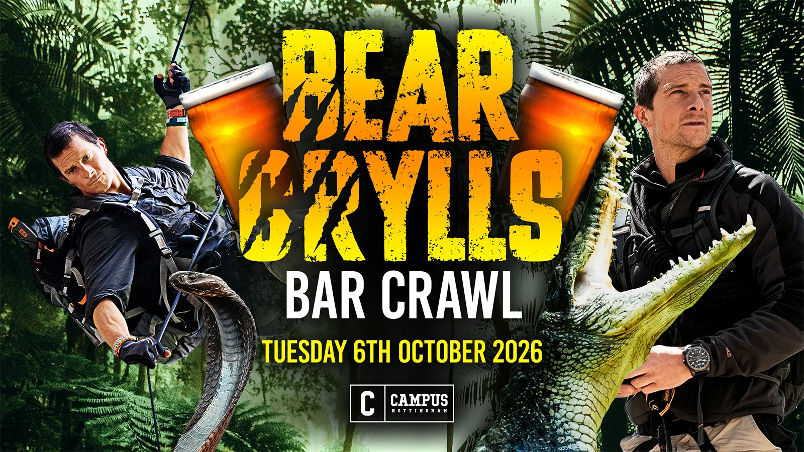 Bear Grylls Bar Crawl at Nottingham Bierkeller