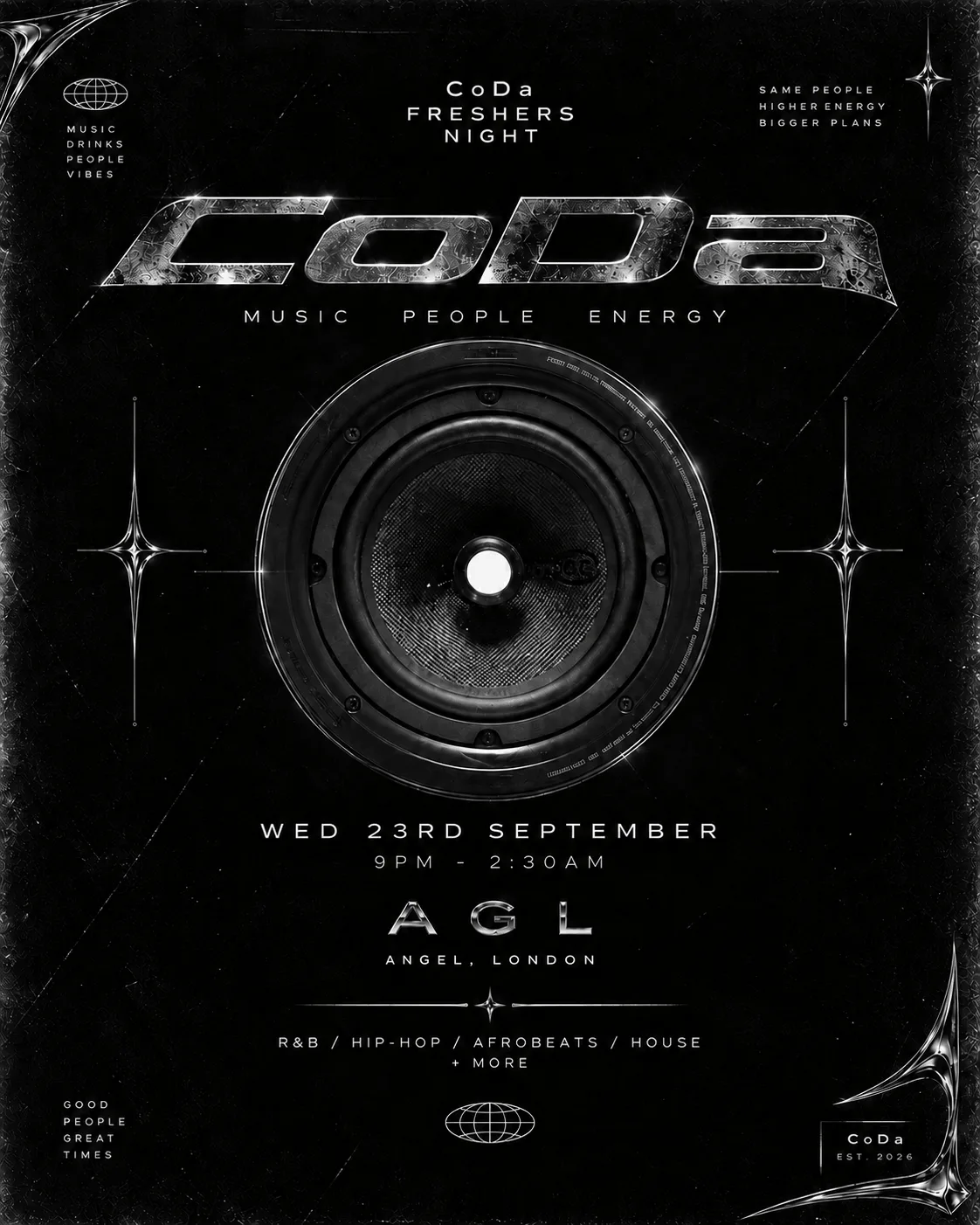 CODA Freshers Night