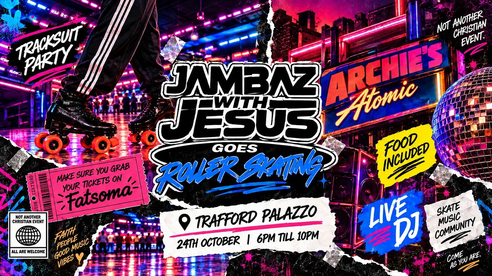 Jambaz With Jesus Goes Roller Skating