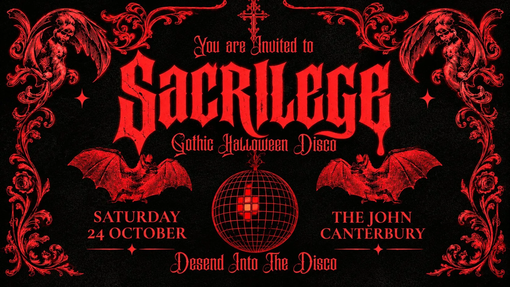 SACRILEGE ★ gothic halloween disco at The John