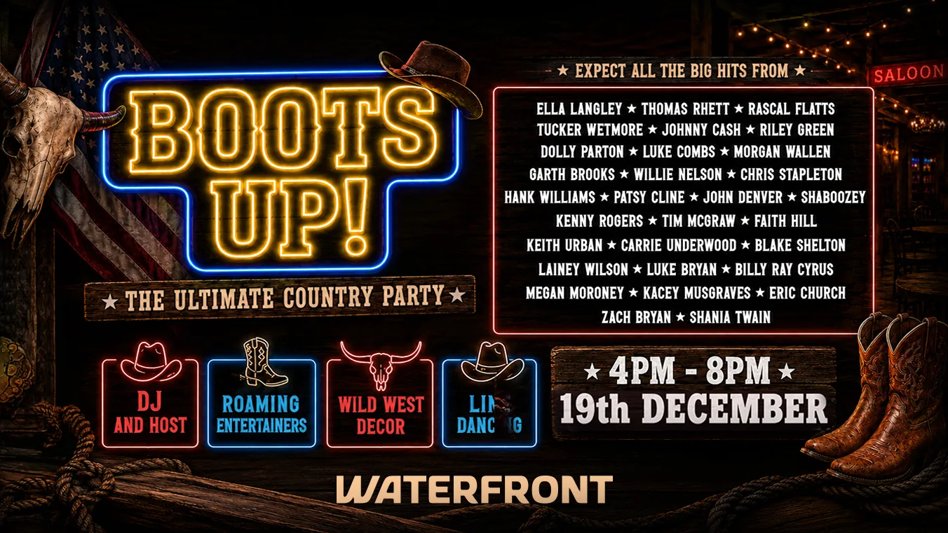 BOOTS UP HULL! – NEW DATE 🔥🤠 at Waterfront