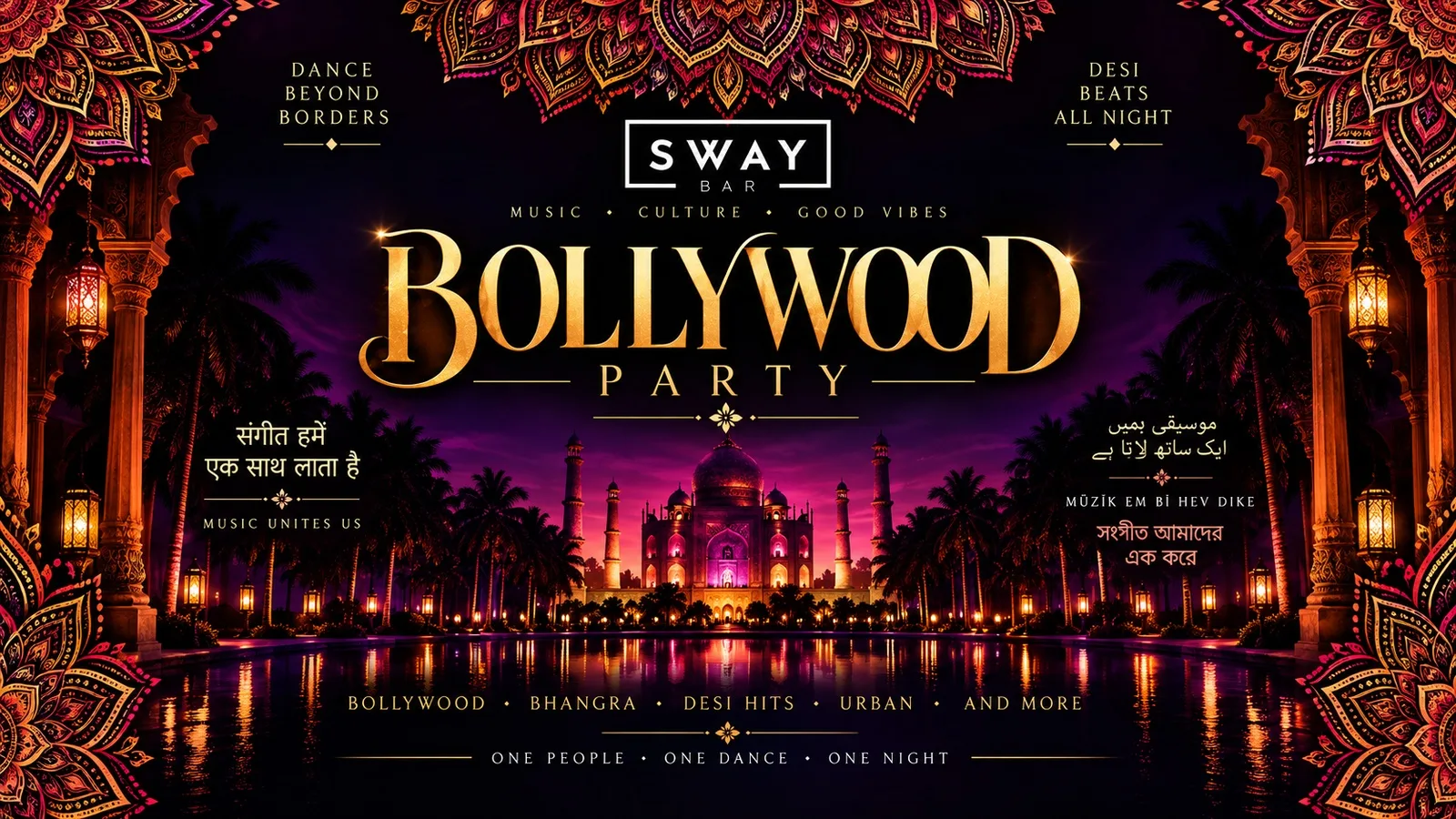 27th September 🇮🇳 BOLLYWOOD MONDAYS | 200 FREE TICKETS | LONDON’S NEW MONDAY PARTY 🔥 at Sway Bar