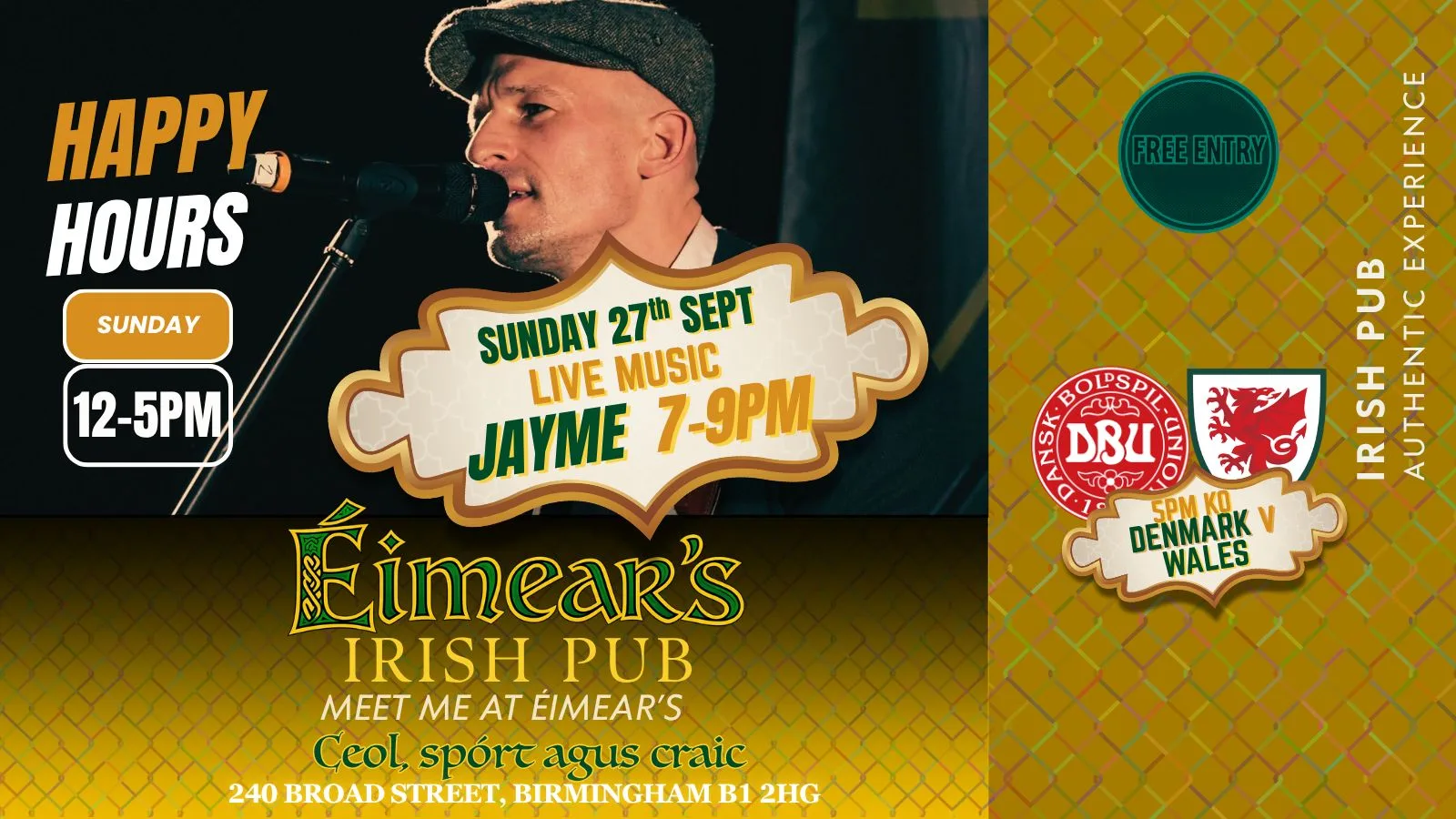 Eimear’s Presents Live Music at Éimear’s Irish Pub