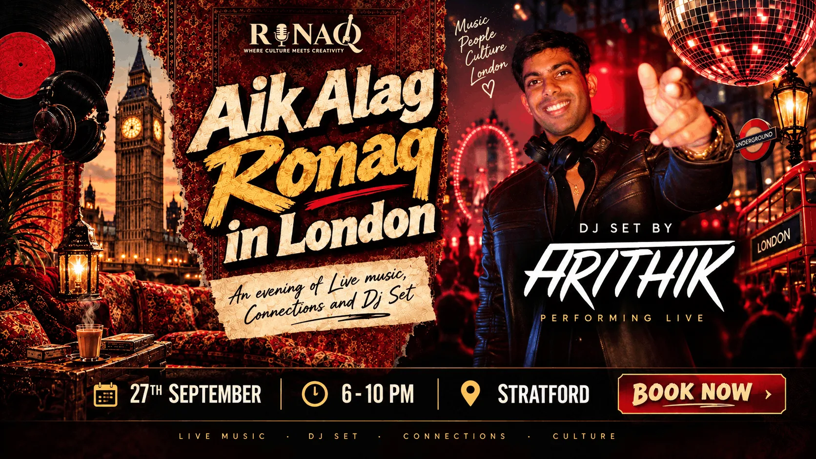 Aik Alag Ronaq — In-house Party in London ✨