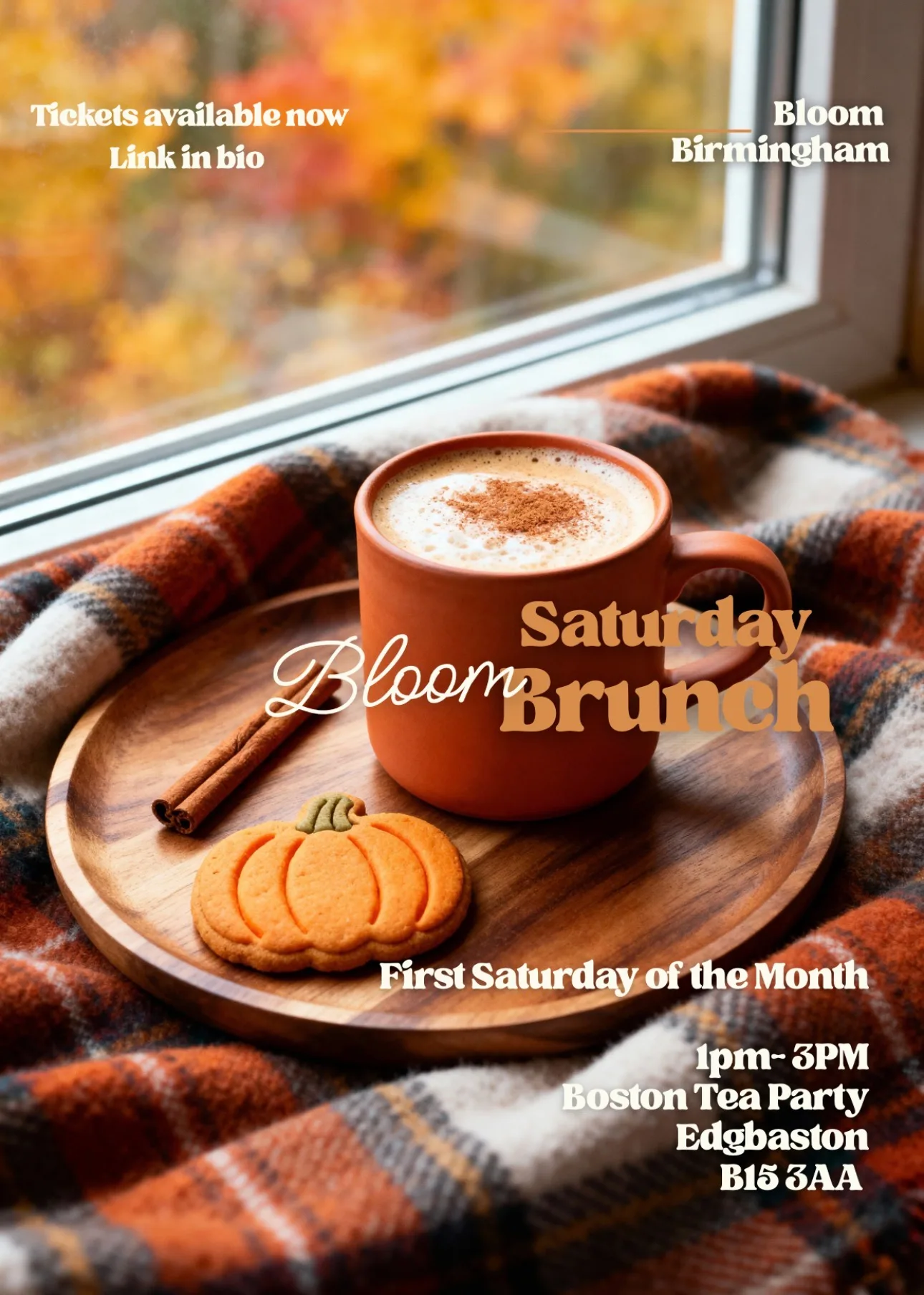 Bloom Brunch 🌸🍁🧡 at Boston Tea Party Edgbaston