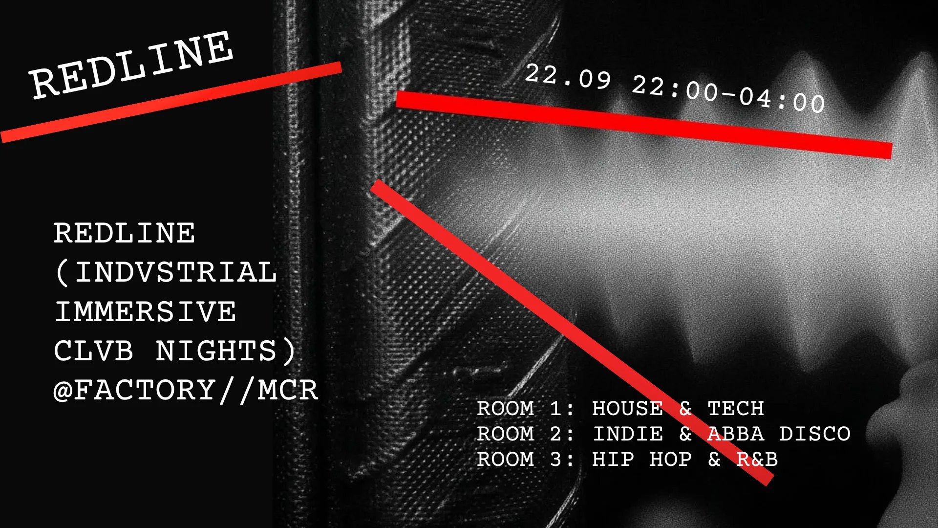REDLINE at FAC251 - Factory Manchester