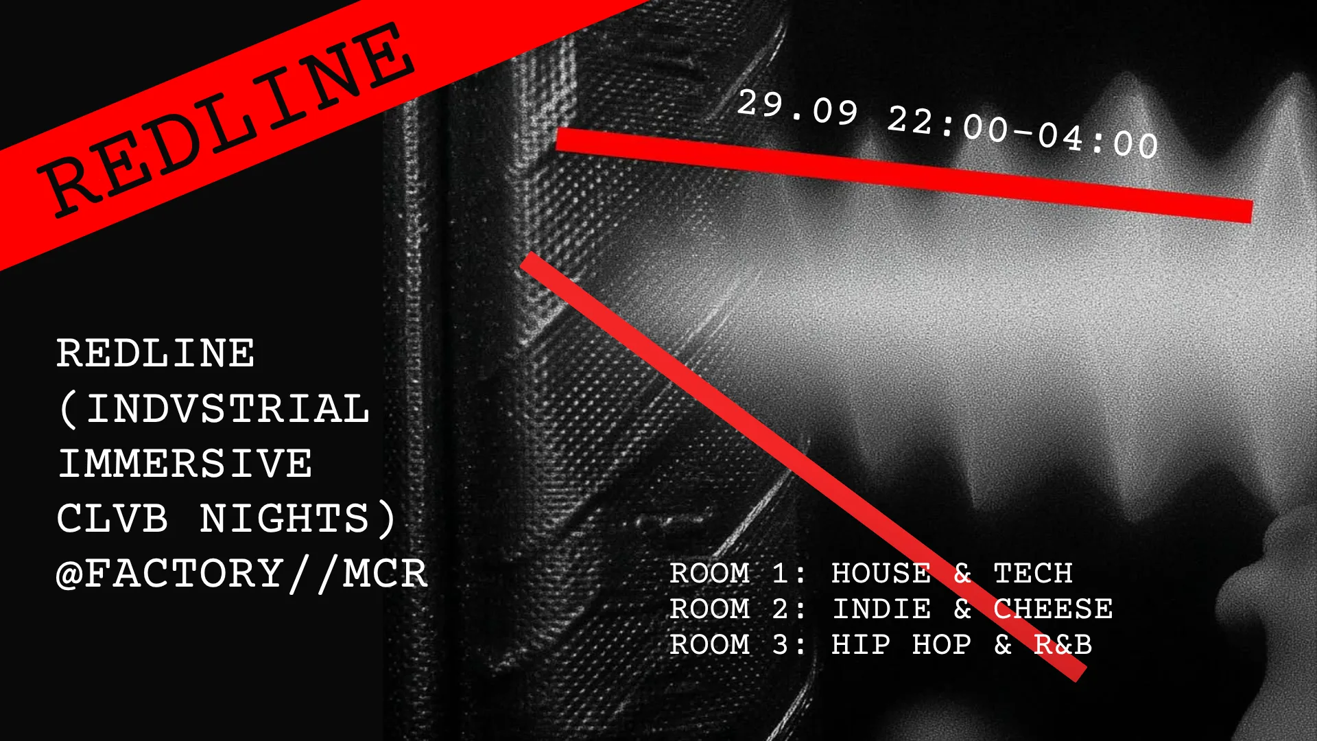 REDLINE at FAC251 - Factory Manchester